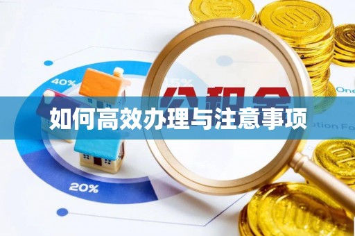 敦煌如何高效办理与注意事项