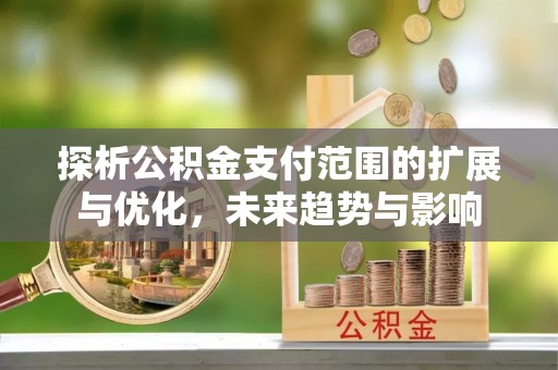 敦煌探析公积金支付范围的扩展与优化，未来趋势与影响