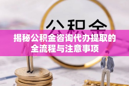 敦煌揭秘公积金咨询代办提取的全流程与注意事项
