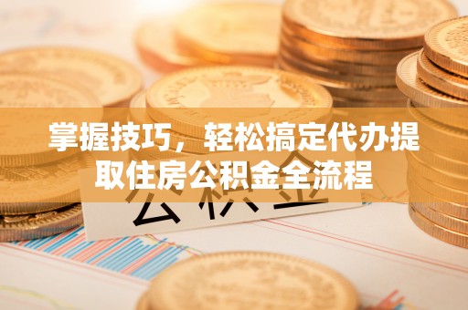 敦煌掌握技巧，轻松搞定代办提取住房公积金全流程