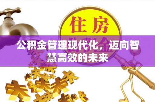 敦煌公积金管理现代化，迈向智慧高效的未来